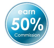 50% commission for affiliates