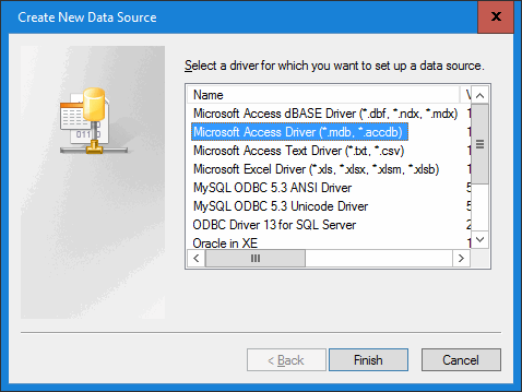 Microsoft Access ODBC driver
